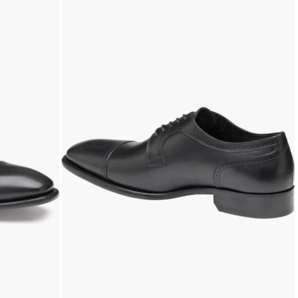 New Johnston & Murphy Collection Cormac Cap Toe Derby leather shoe Size 11 Men's - Picture 2 of 9